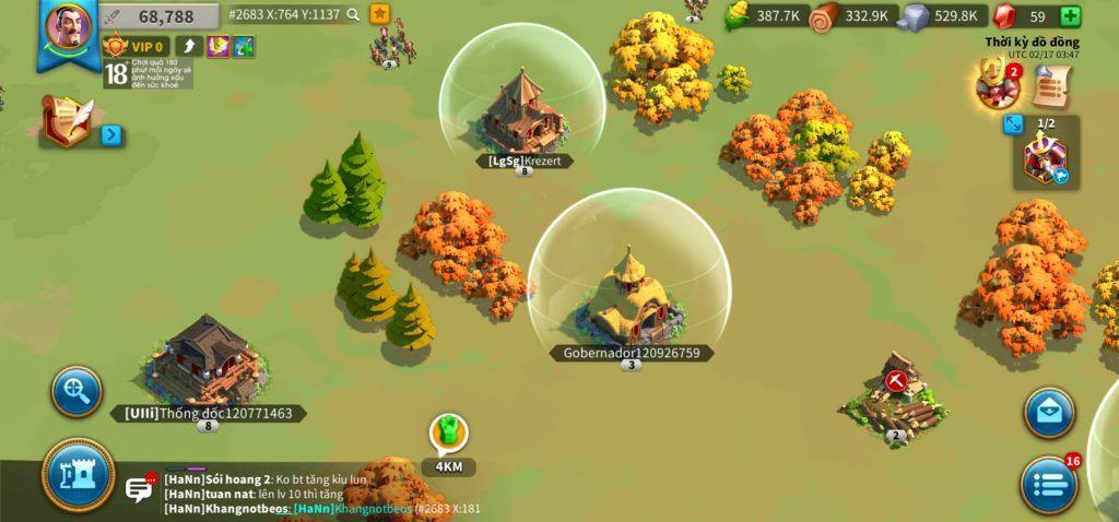 Rise of Kingdoms — thu thập Gems tự động